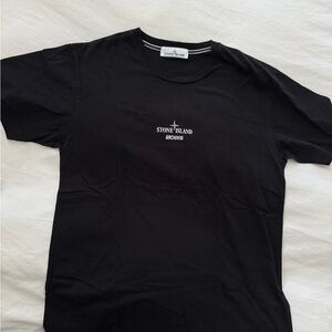Stone Island Black Short Sleeve Tee